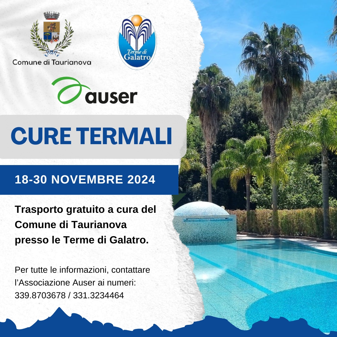 Cure Terme di Galatro - Servizio navetta gratuito