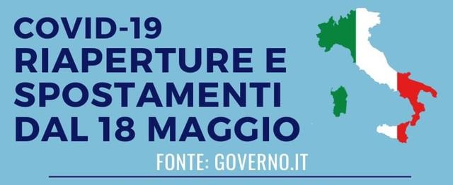 COVID-19 Riaperture e spostamenti dal 18 maggio