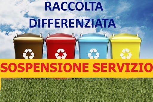 Raccolta differenziata -  Sciopero Nazionale Unitario dei Lavoratori del Settore di Igiene Ambientale - Sospensione del servizio di raccolta e chiusura isola ecologica 17 ottobre 2025